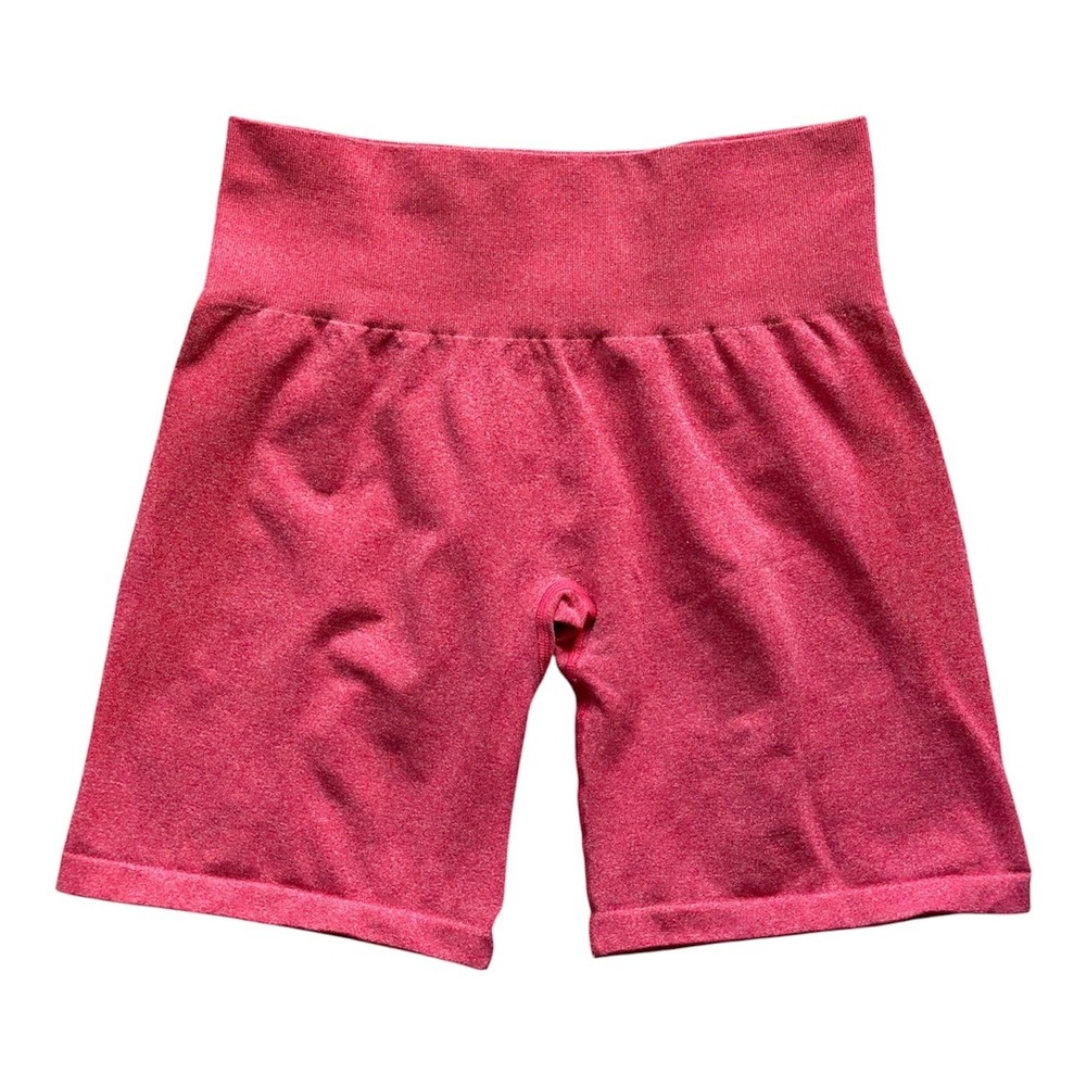NVGTN Shorts Womens M Seamless Pink High Waist Compression EUC